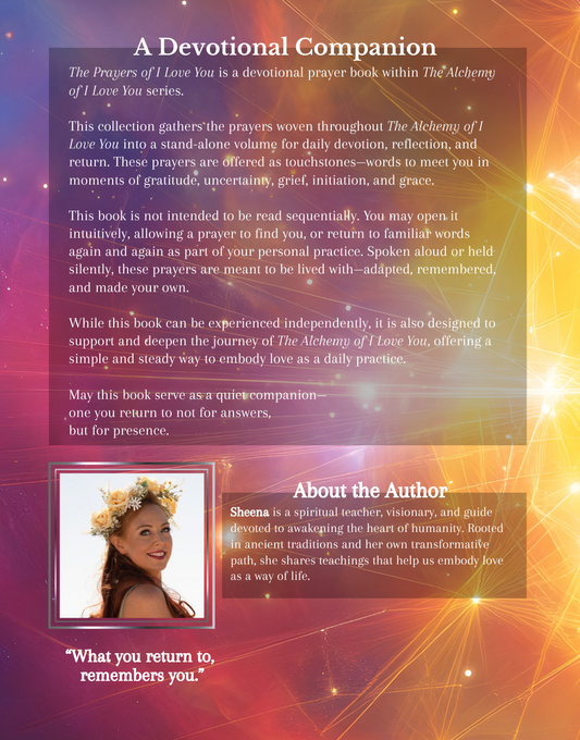 The Prayers of I Love You - Prayers for Healing and Rememberance